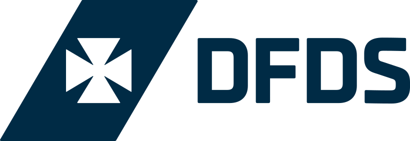 DFDS logosu — Megapol Lojistik denizyolu partner referansı